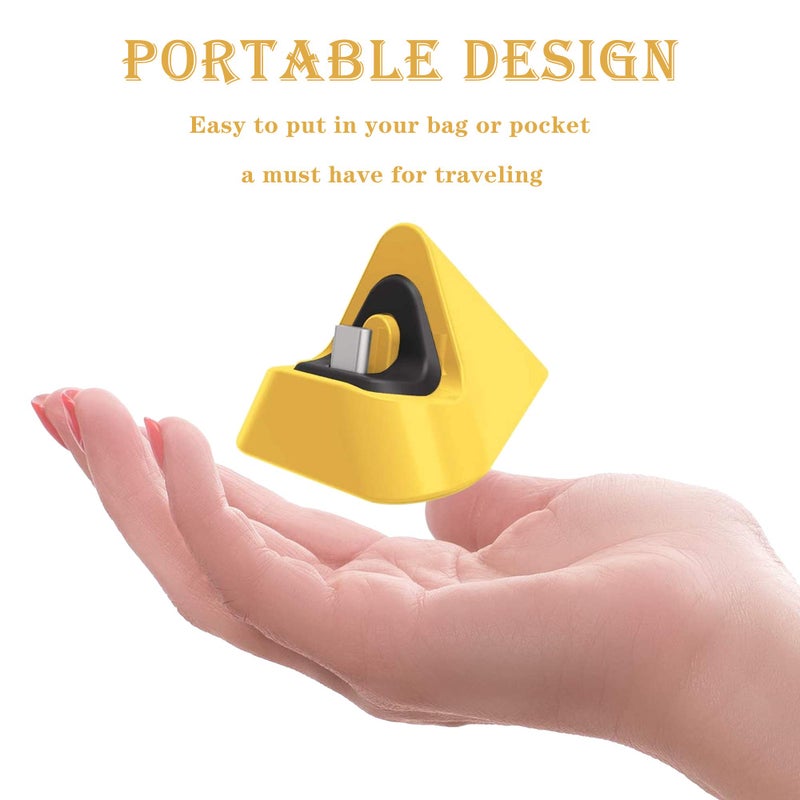 FANPL Charging Dock for Nintendo Switch Lite, Charging Stand Station Compatible with Nintendo Switch (Yellow) - Image 5